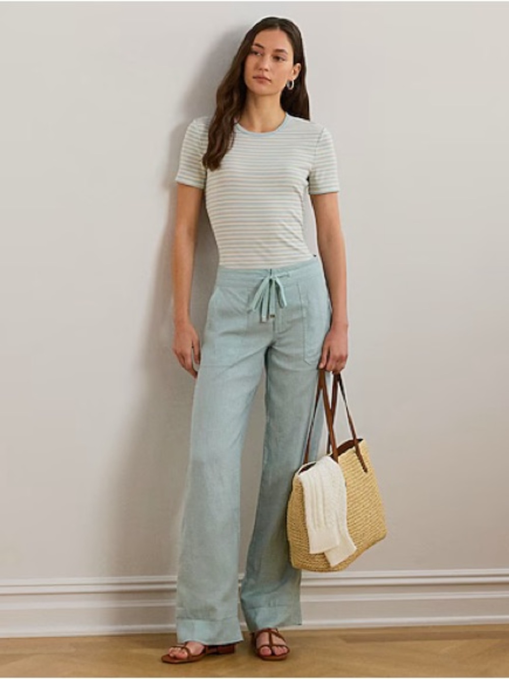Lauren Ralph Lauren linen pants NWT